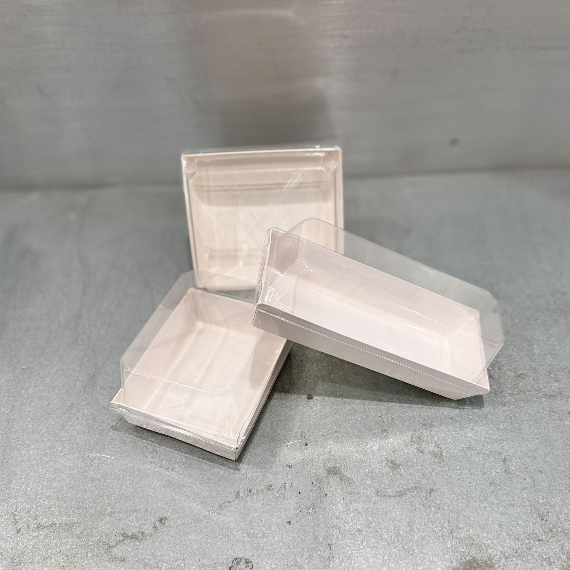 Marah Design plastic lunch boxes - rectangle and square