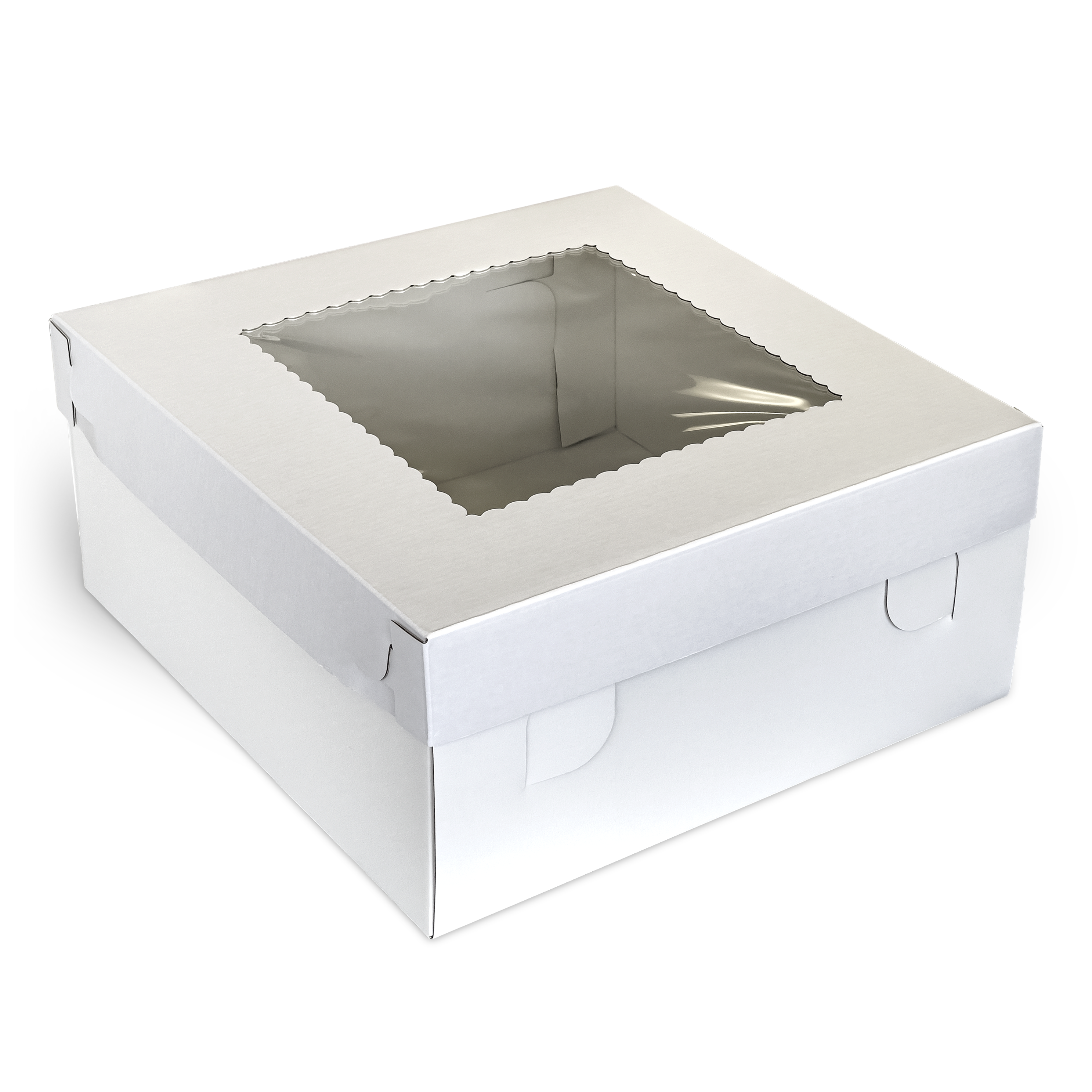 Cake Box with Window Corrugated - Marah Design