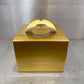 Cake Boxes Gold - With Handles Wholesale Side View Marah Design 