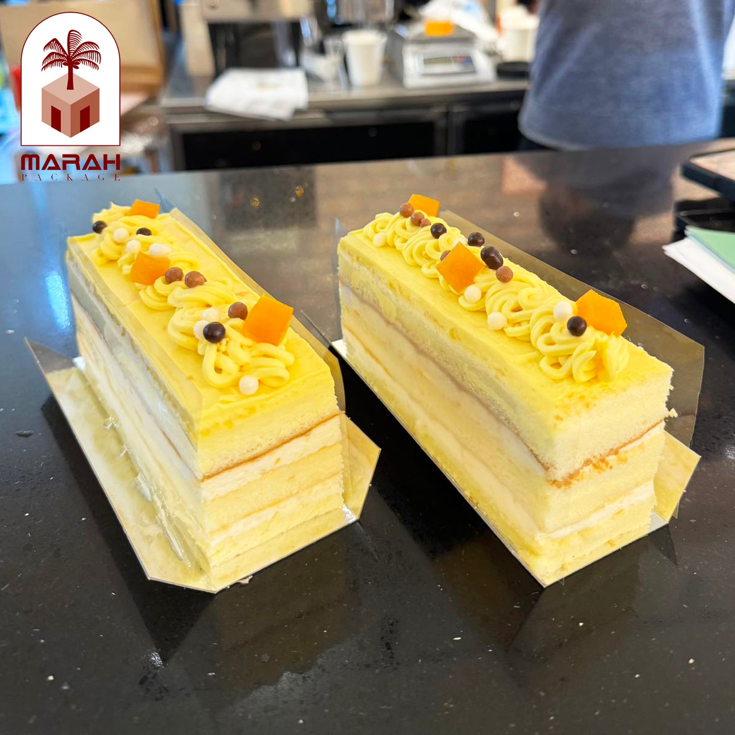 Rectangular pastry board with side walls Marah Design