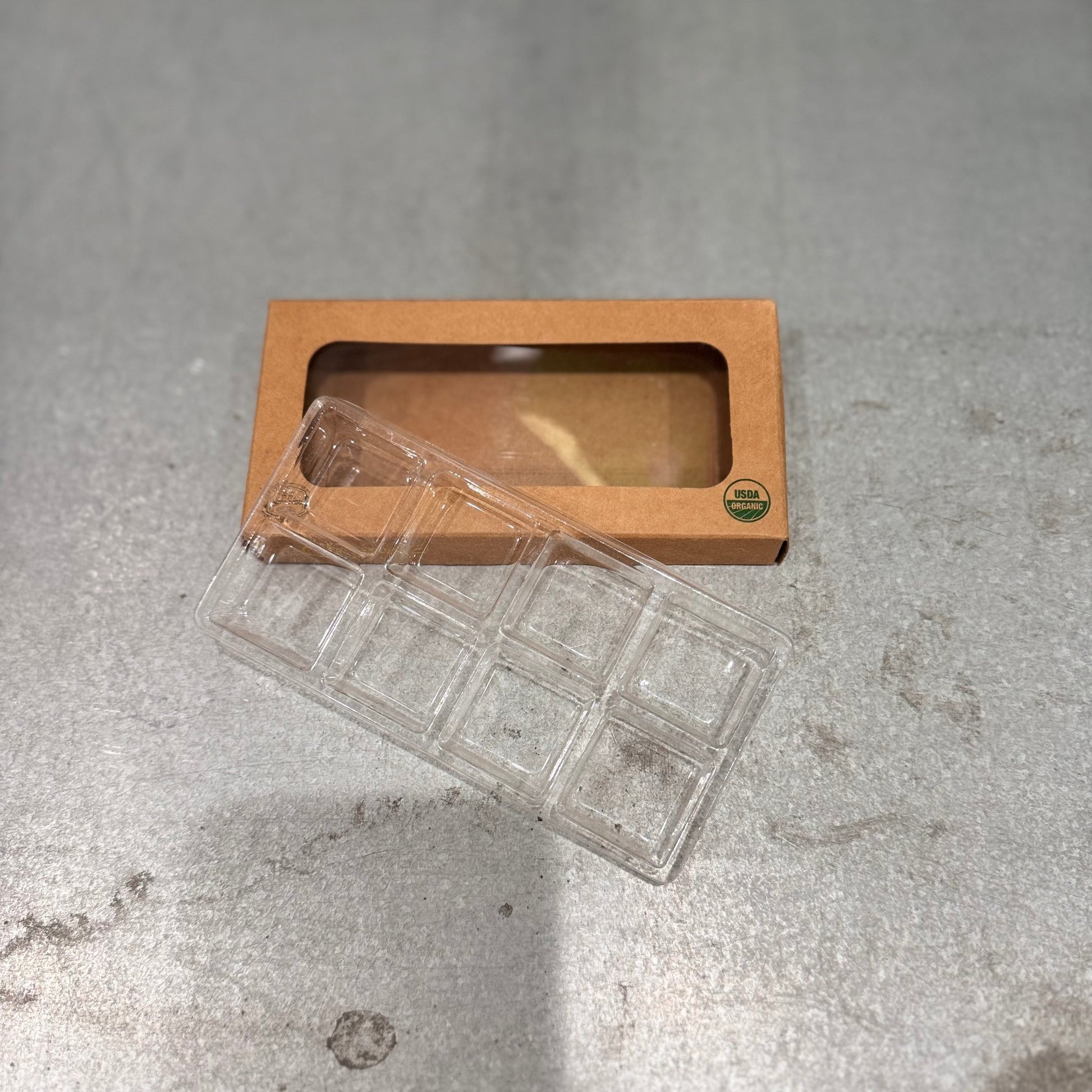 Marah Design Custom, Cardboard Chocolate Box with Plastic Tray Solo - Closeup  