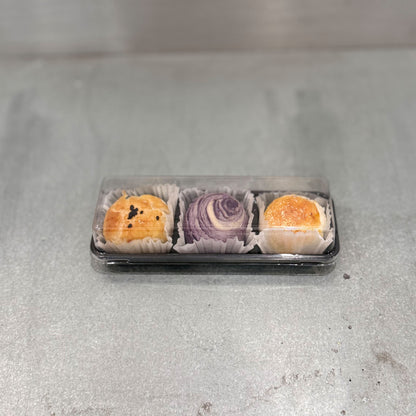 Marah Design Plastic Food Containers - Three Compartment with Food Inside 
