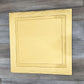 Marah Design cake boards gold square flat close-up
