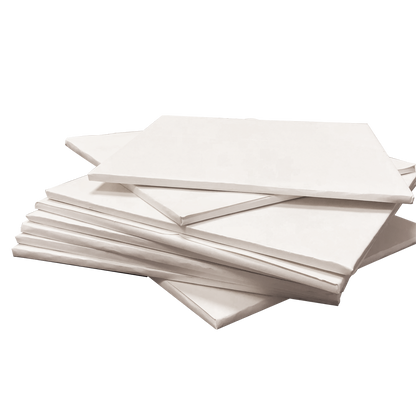 Marah Design cake boards white square - stacked 