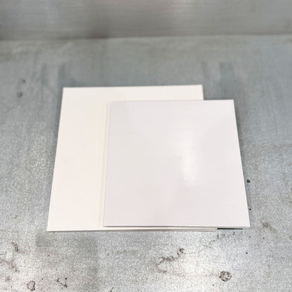 Marah Design cake boards white square flat - pair 