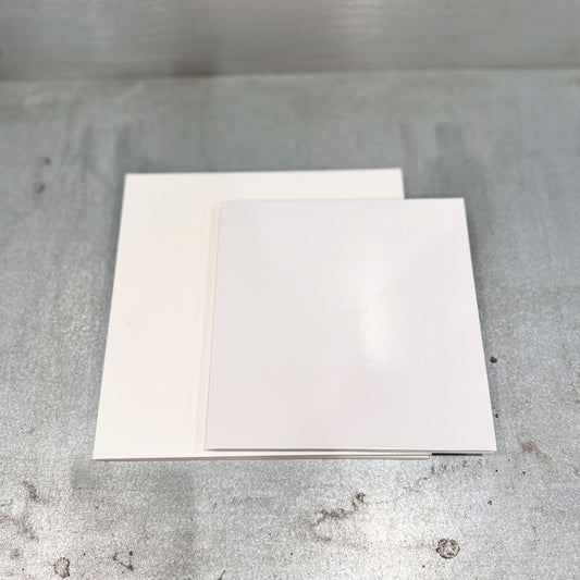 Marah Design cake boards white square flat - pair 