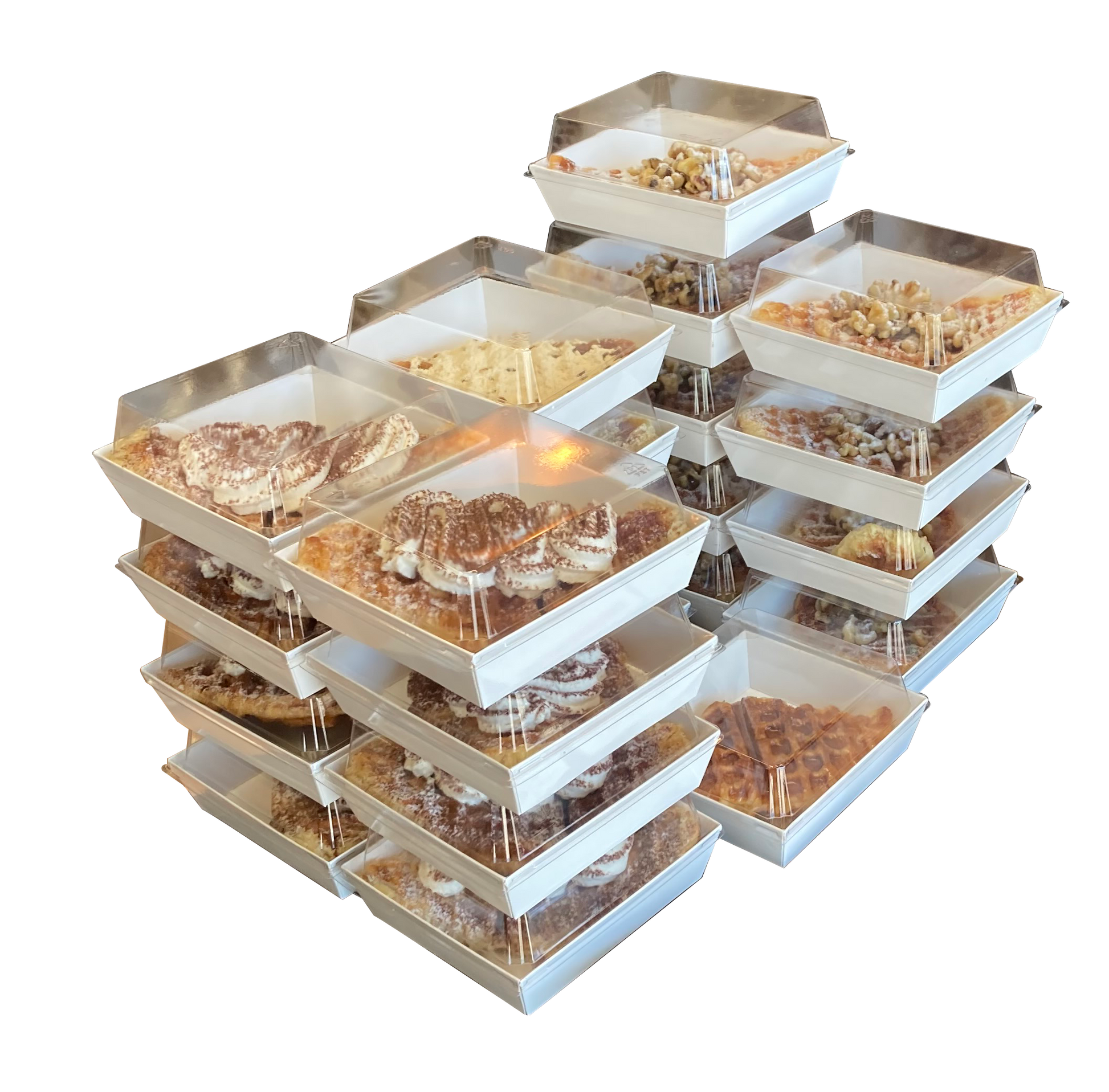 Marah Design plastic lunch boxes with food inside 