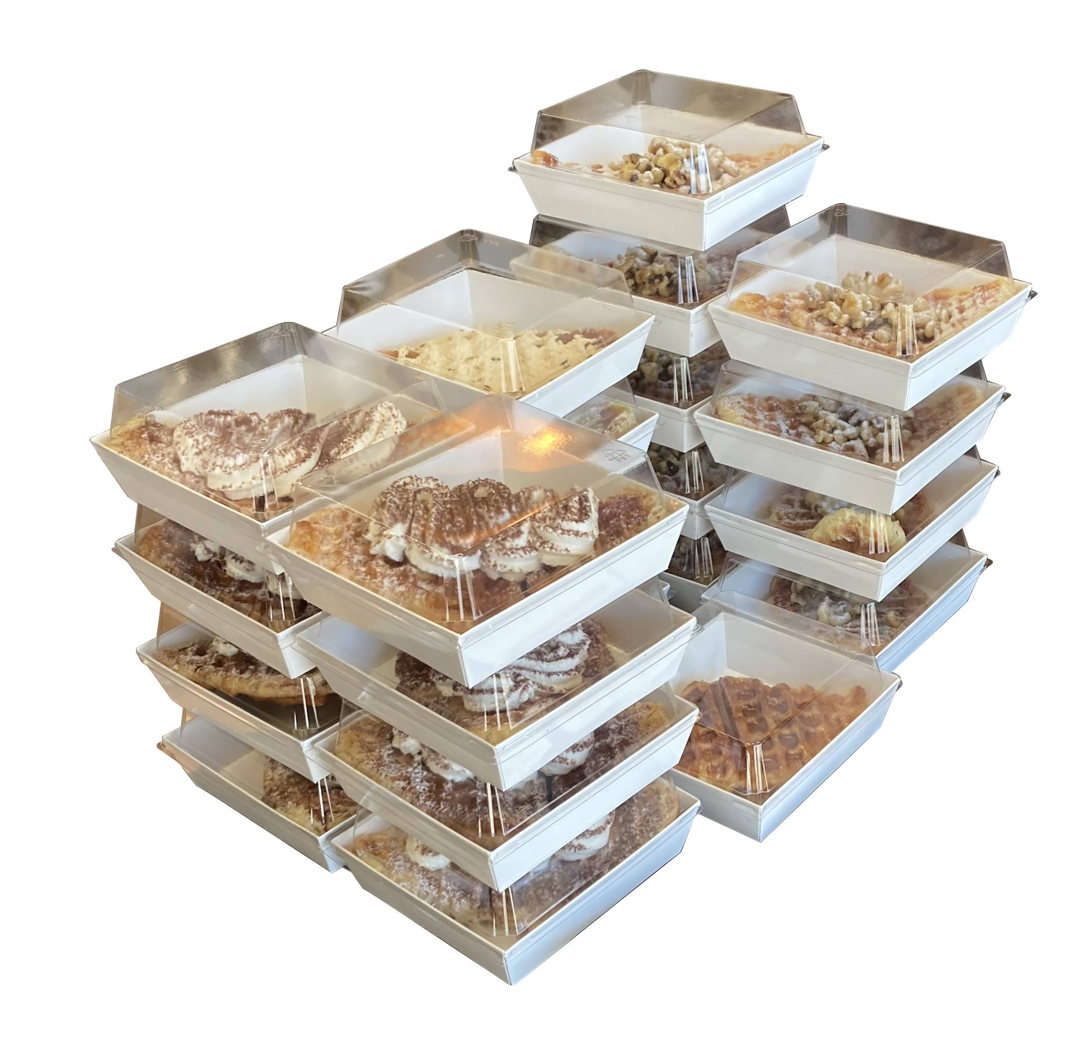 Marah Design plastic lunch boxes with food inside 