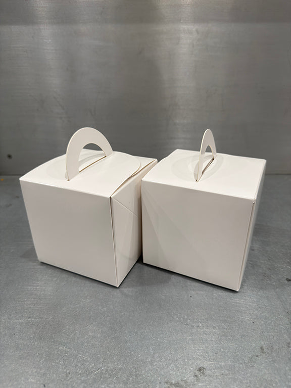 Pastry Box - Cube Shaped with Handles - pair - Marah Design
