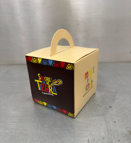 Pastry Boxes - Customizable Cube Shaped with Handles - Solo - Marah Design 