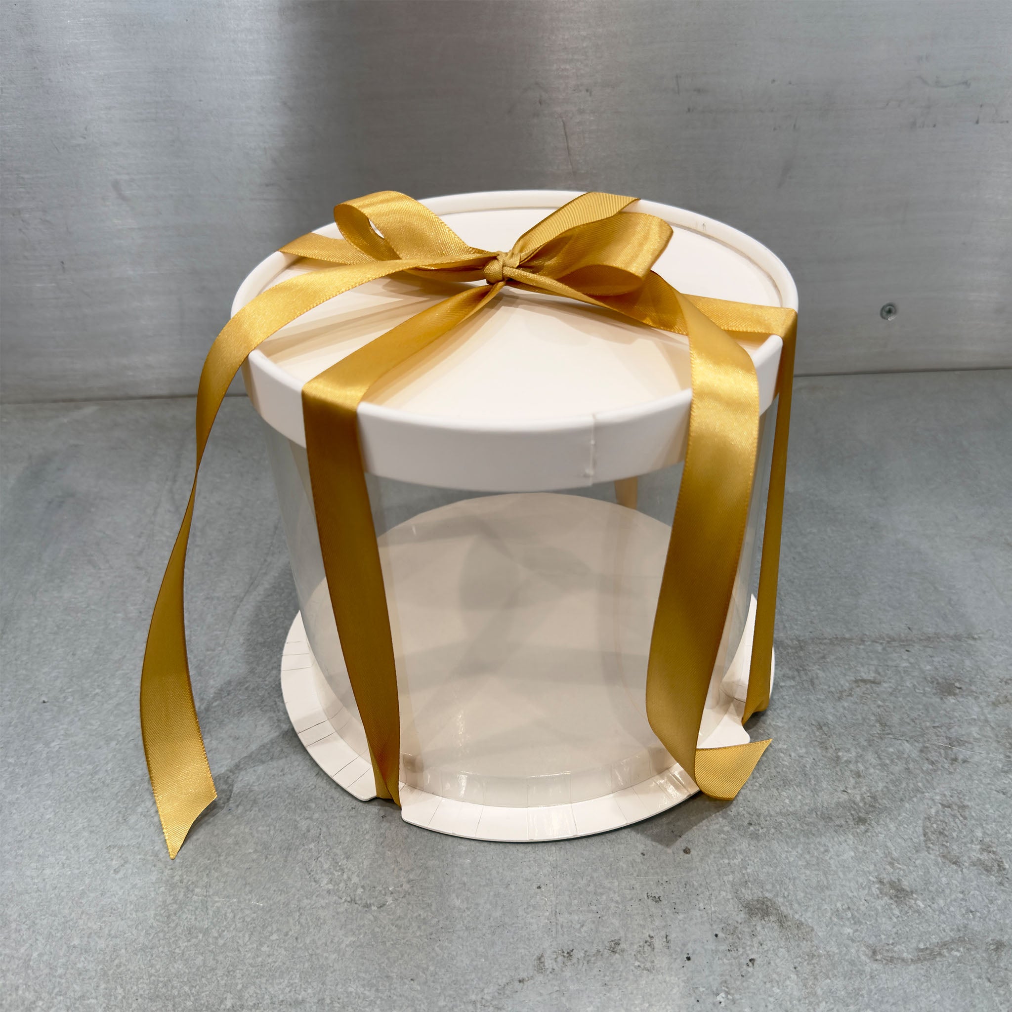Clear Round Cake Boxes Marah Design 