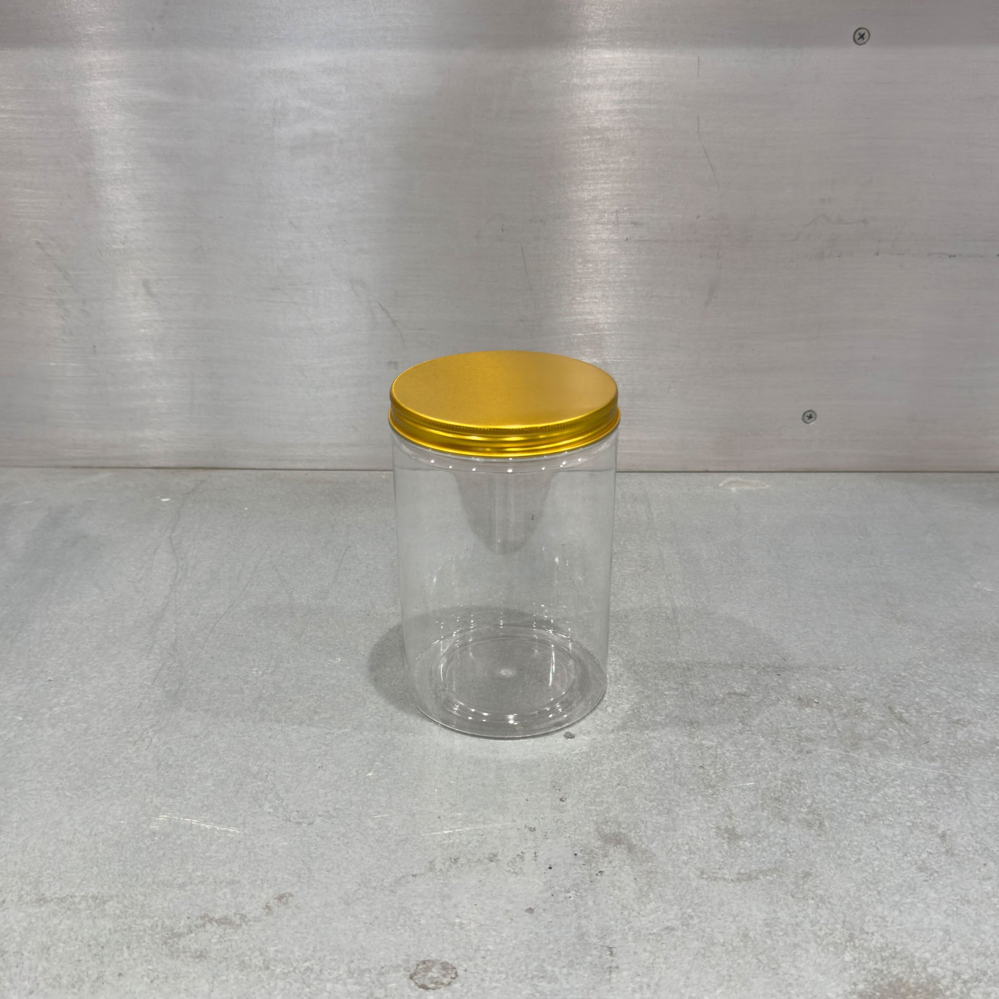 Tall plastic cookie jar with lid Marah Design 